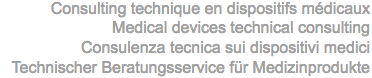 Consulting technique en
                                  dispositifs mdicaux